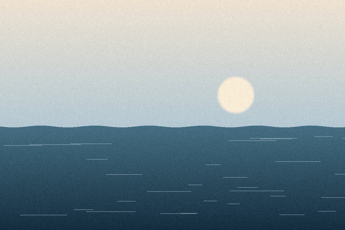 Horizonte do mar